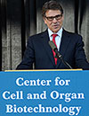 Governor Rick Perry announcing the Center for Cell and Organ Biotechnology