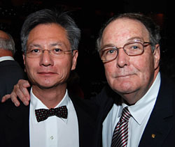 Dr. James T. Willerson with Dr. Edward T. H. Yeh