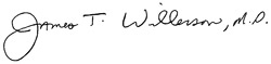 James T. Willerson signature