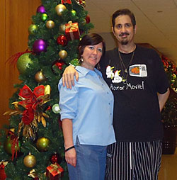 SynCardia Total Artificial Heart recipient Jeremiah Kliesing, pictured with his wife Jennifer