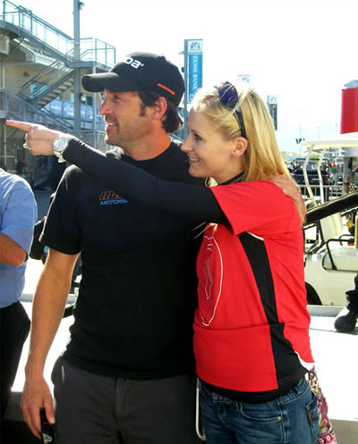 Ally Smith Babineaux with actor Patrick Dempsey