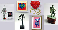 Examples from the Celebration of Hearts art collection.