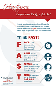 Do you know the warning signs of stroke?