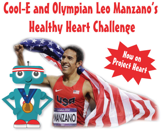 Leo Manzano and Cool-E's Healthy Heart Challenge now on Project Heart.