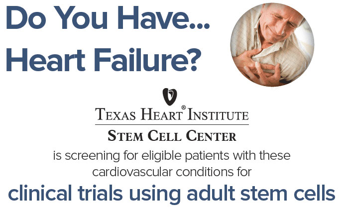 Clinical trials using adult stem cells